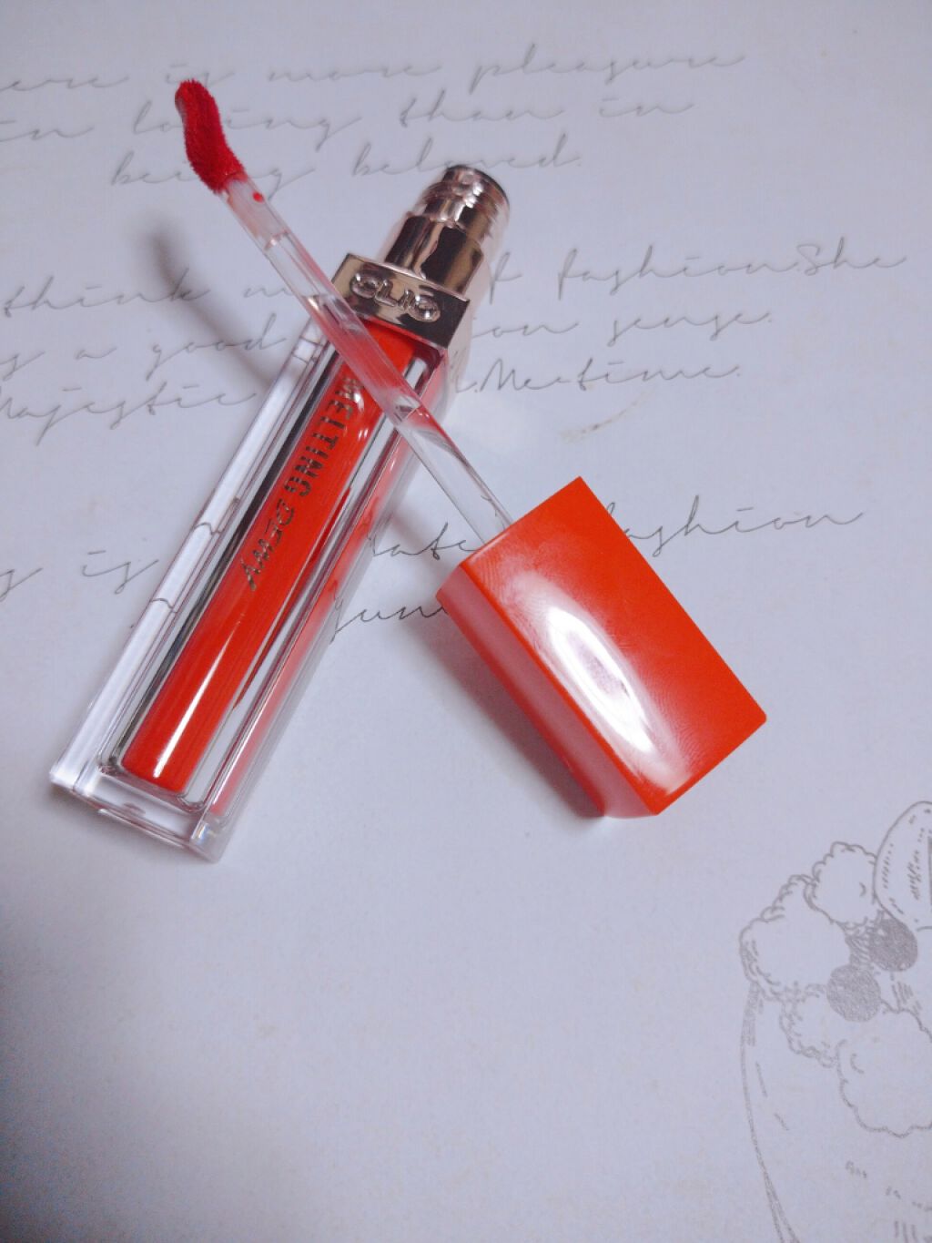 メルティングデューイティント/CLIO/口紅を使ったクチコミ(1枚目)