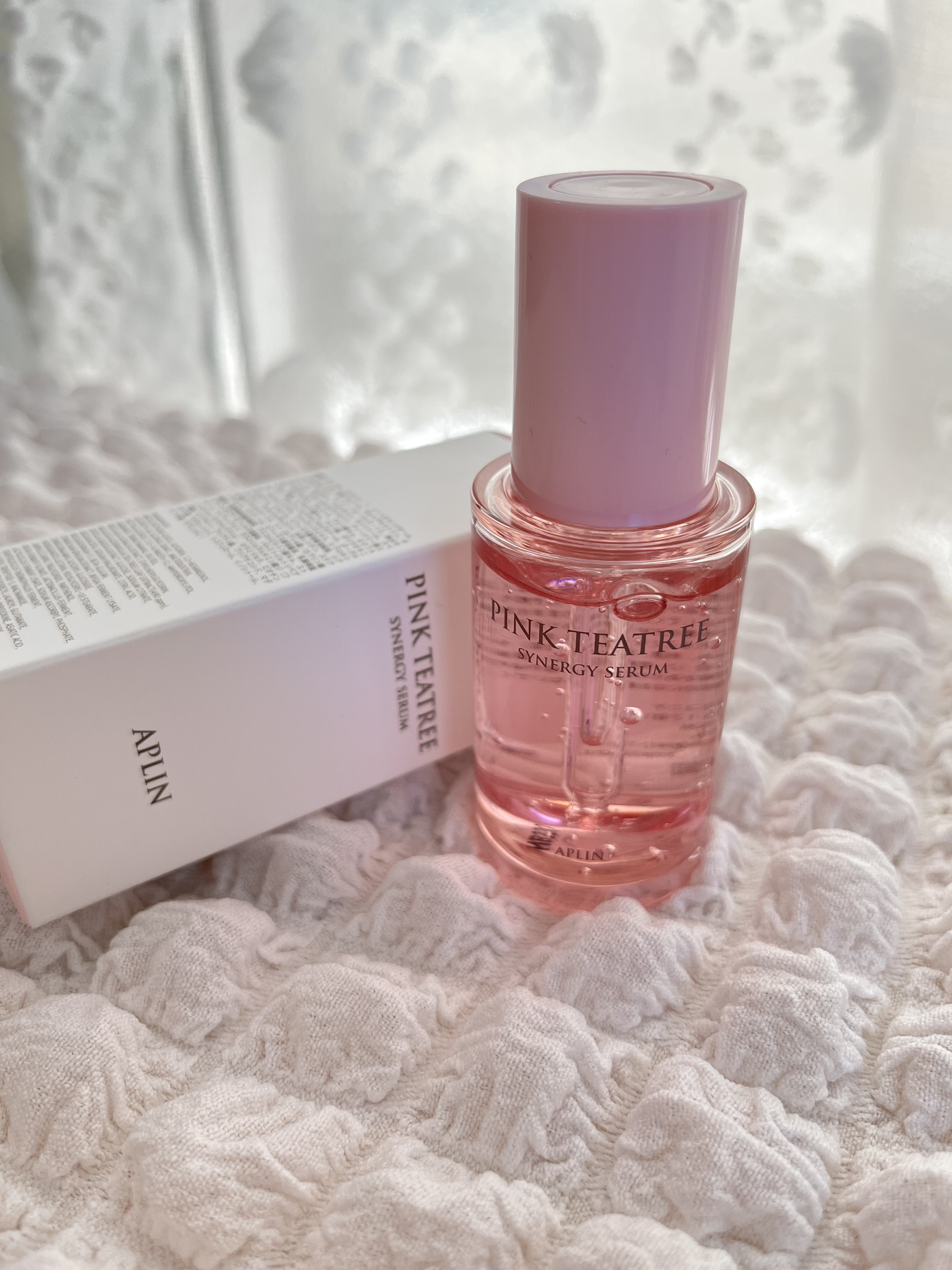 ピンクティーツリーシナジーセラム/APLIN/美容液を使ったクチコミ（1枚目）