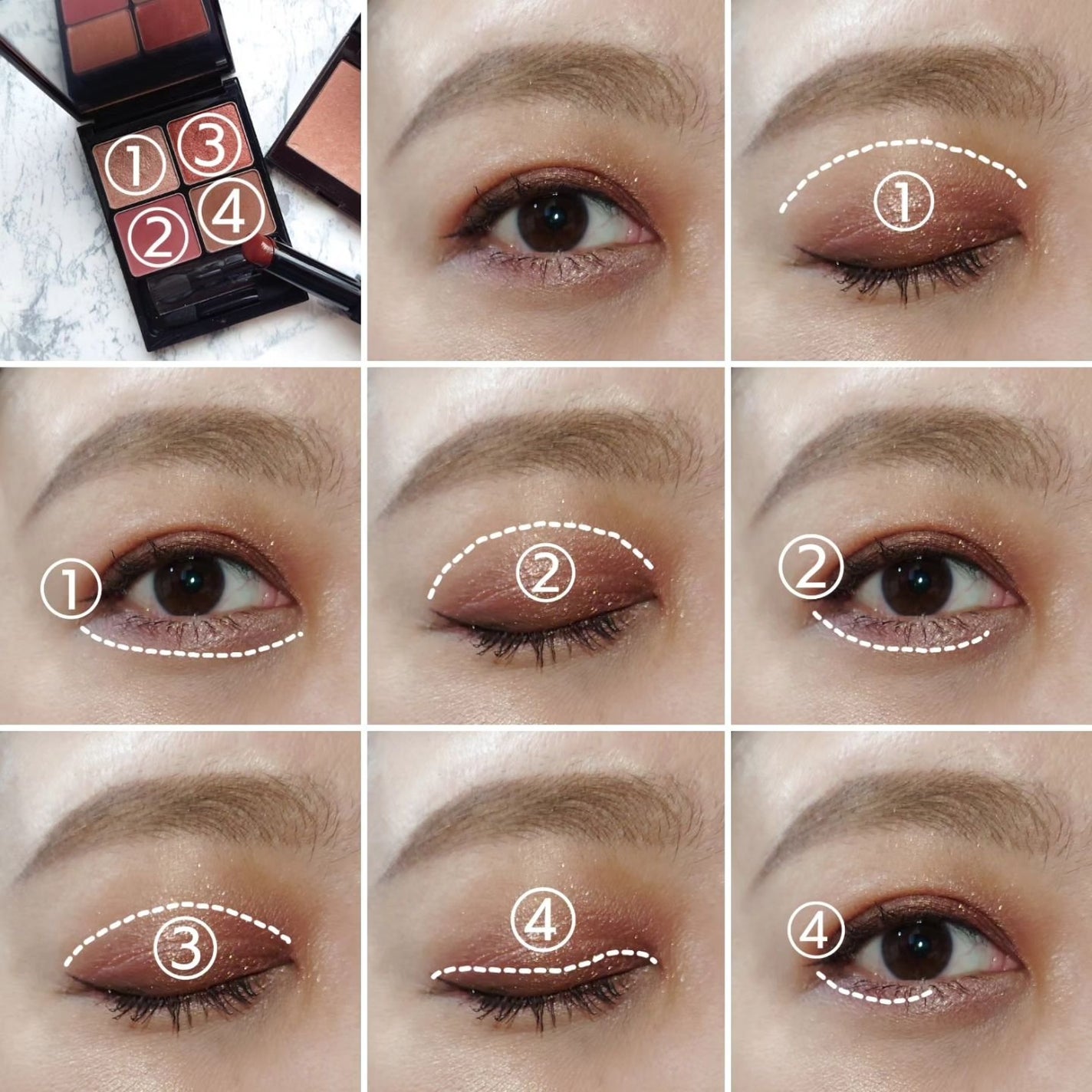 &be パレットアイシャドウ/&be/アイシャドウパレットを使ったクチコミ(4枚目)