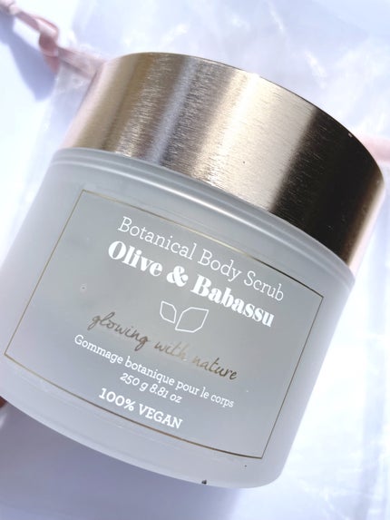 オリーブ&ババス ボタニカル ボディスクラブ/Laline/ボディスクラブを使ったクチコミ(1枚目)
