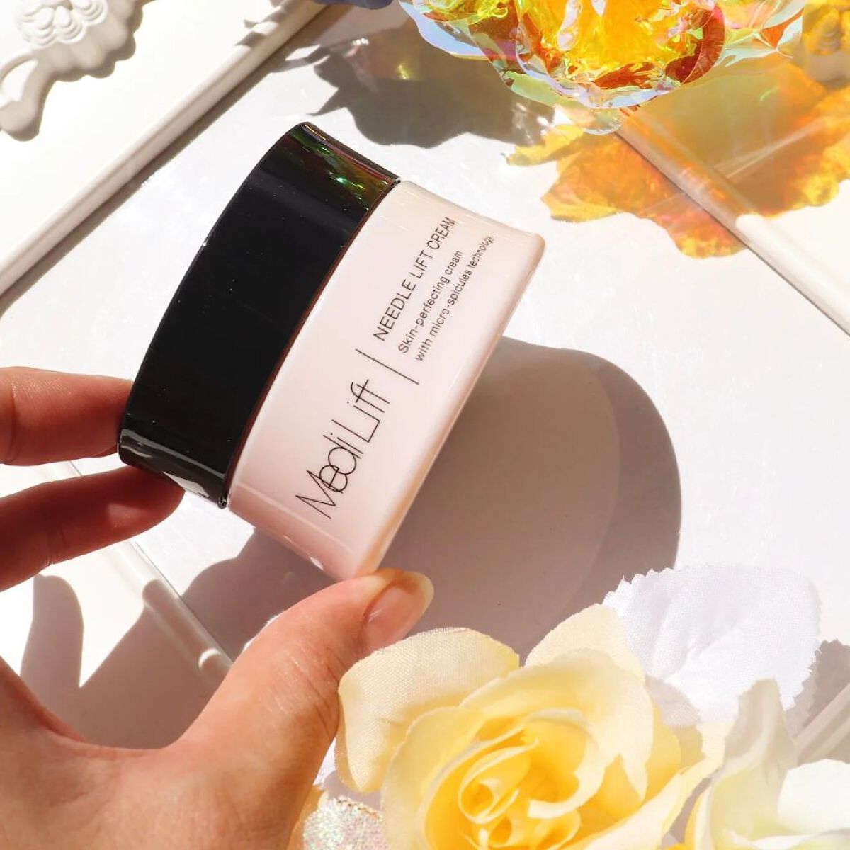 メディリフト ニードルリフトクリーム/YA-MAN TOKYO JAPAN/フェイスクリームを使ったクチコミ（2枚目）