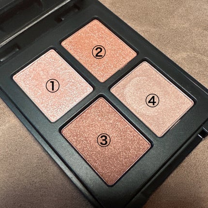 エトワルローズ 4色アイシャドウ/Étoile Rose/アイシャドウパレットを使ったクチコミ(2枚目)