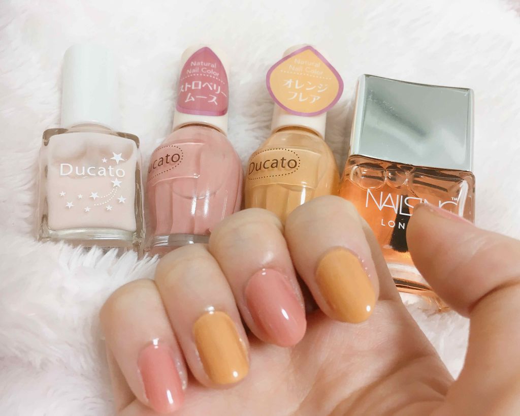 発色UPベースコート/デュカート/ネイルトップコートを使ったクチコミ（1枚目）