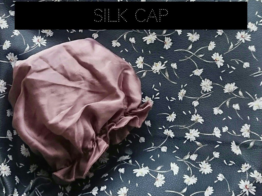 シルク ナイトキャップ(ゴム紐)/COCOSILK/ヘアケアグッズを使ったクチコミ(1枚目)