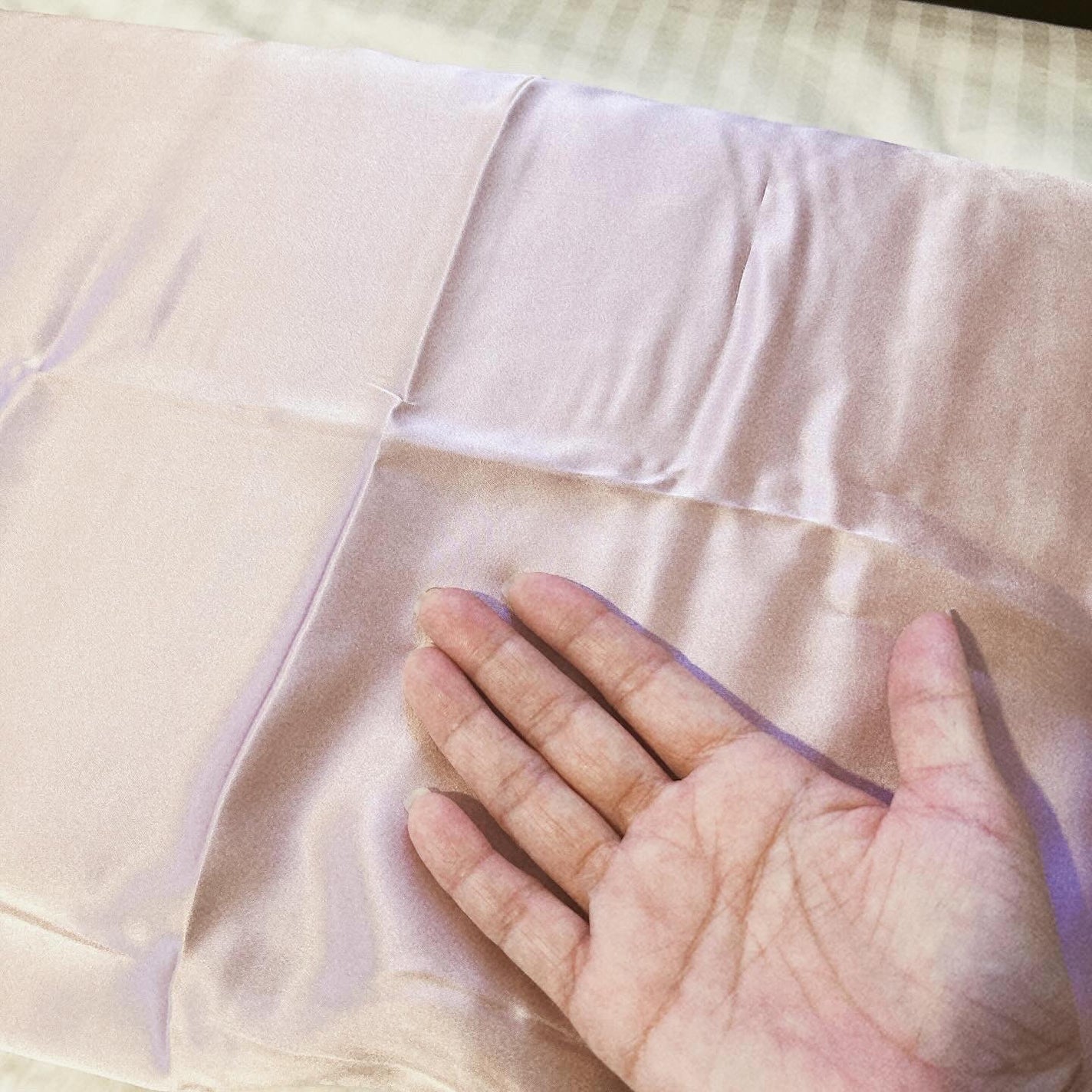 SEAWIND シルク枕カバー/SEAWIND/ヘアケアグッズを使ったクチコミ(5枚目)