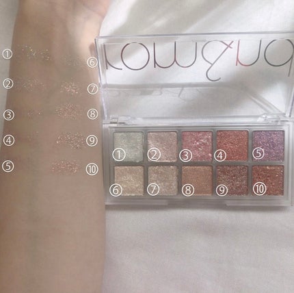 ベターザンパレット/rom&nd/アイシャドウパレットを使ったクチコミ(2枚目)