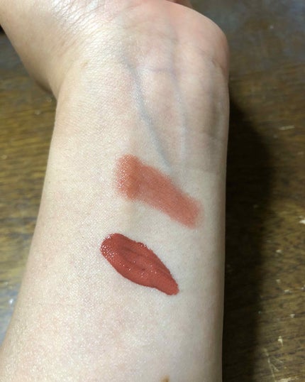 ラスティンググロスリップ/CEZANNE/口紅を使ったクチコミ(4枚目)