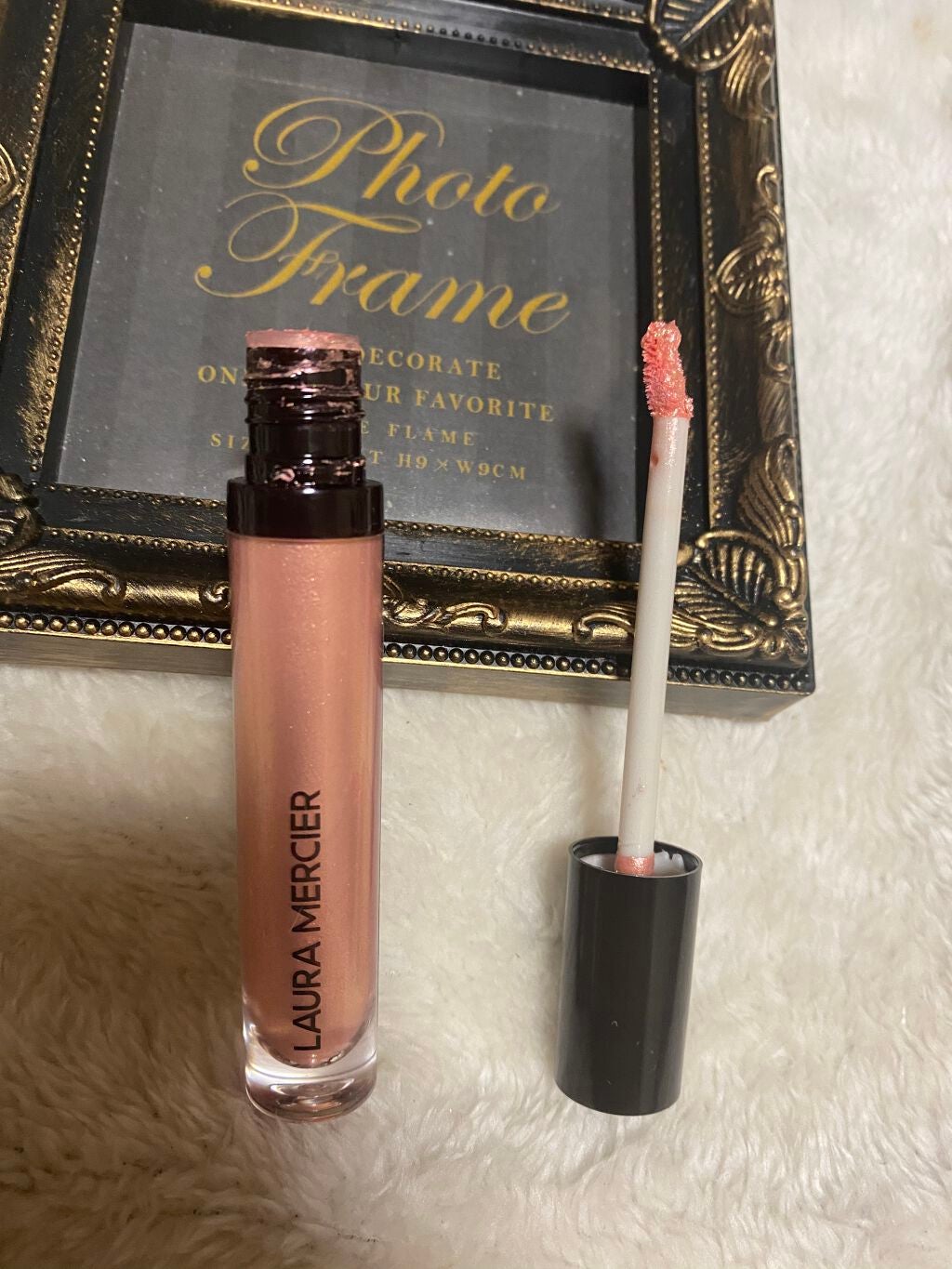 キャビア クローム ヴェイル ライトウェイト リキッド アイカラー/ローラ メルシエ/リキッドアイシャドウを使ったクチコミ(2枚目)