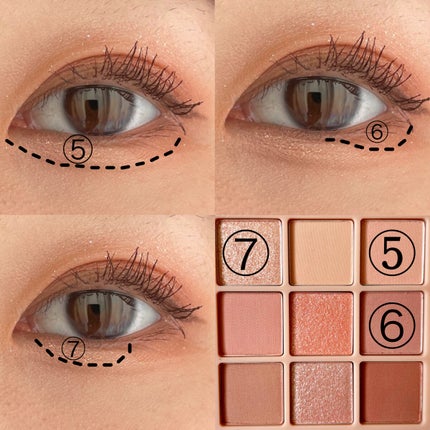 シャドウパレット/dasique/アイシャドウパレットを使ったクチコミ(4枚目)