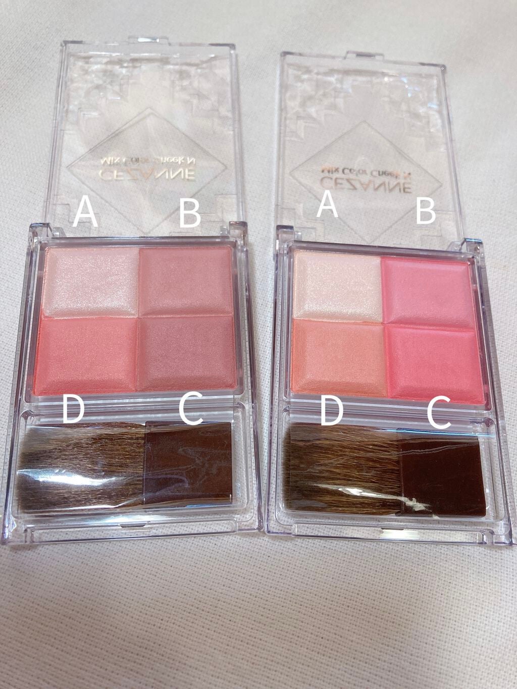 ミックスカラーチークN/CEZANNE/パウダーチークを使ったクチコミ(3枚目)