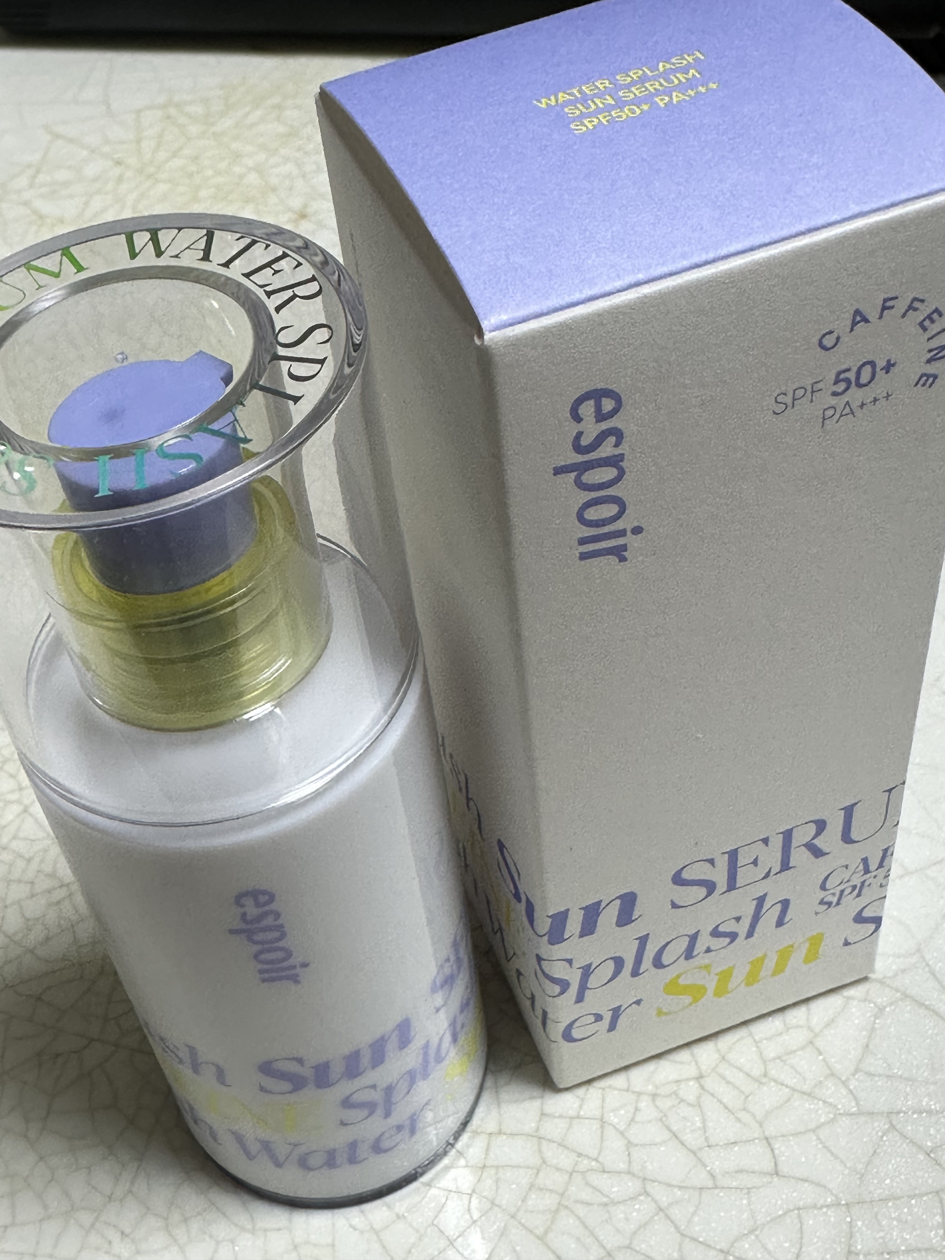 エスポア ウォータースプラッシュサンセラム/espoir/日焼け止めクリームを使ったクチコミ（1枚目）