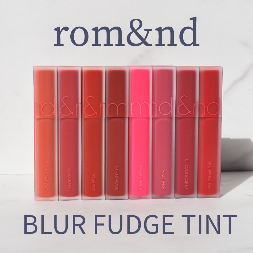 rom&nd ブラーファッジティント/rom&nd/リップティントを使ったクチコミ（1枚目）