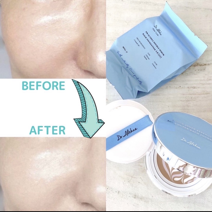 ダブル セラム バーム ファンデーション/Dr.Althea/クリーム・エマルジョンファンデーションを使ったクチコミ（3枚目）