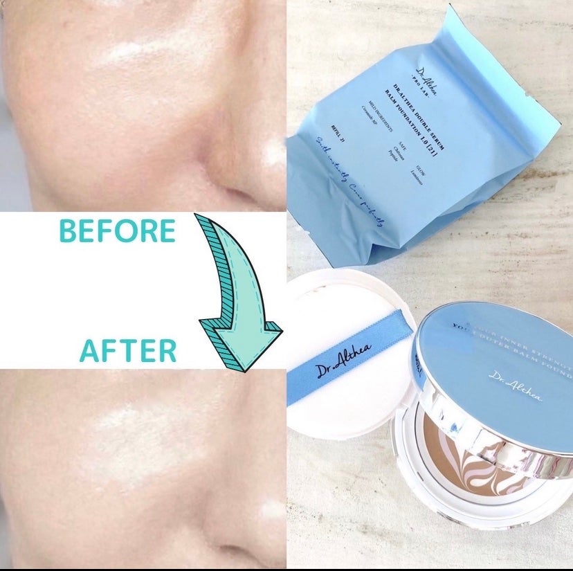 ダブル セラム バーム ファンデーション/Dr.Althea/クリーム・エマルジョンファンデーションを使ったクチコミ(3枚目)