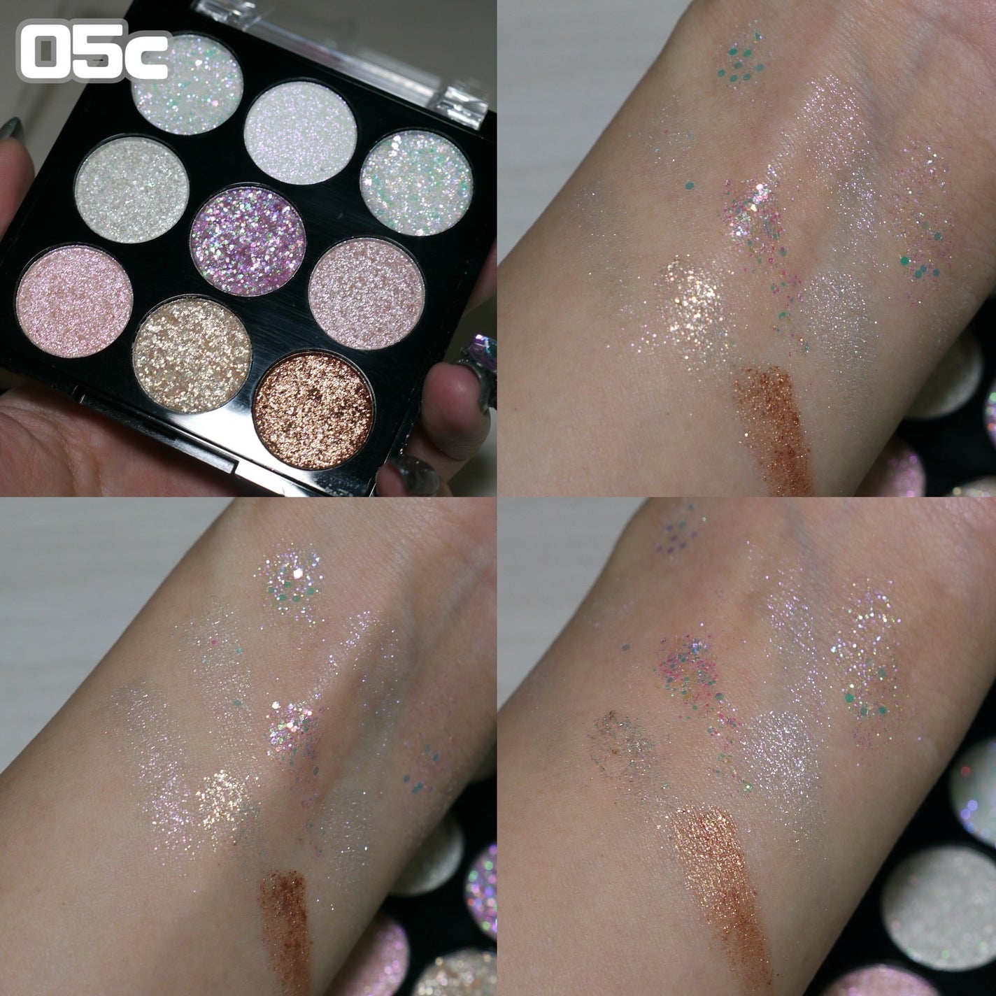 UGT ドットアイカラーパレット/U R GLAM/アイシャドウパレットを使ったクチコミ(6枚目)