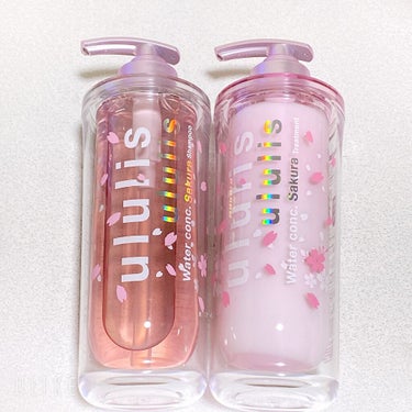 ウォーターコンク モイスト シャンプー（桜ver.)/ヘアトリートメント(桜ver.)/ululis/シャンプー・コンディショナーを使ったクチコミ（1枚目）