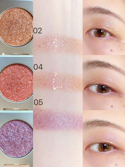 グリッター ビーム ピグメント 02 アプリコットキャンディー/Witch's Pouch/グリッターの画像