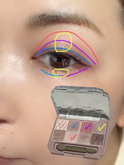 プティパレットアイズ/キャンメイク/パウダーアイシャドウを使ったクチコミ(4枚目)