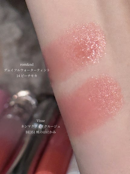 ジューシーラスティングティント/rom&nd/リップティントを使ったクチコミ(6枚目)