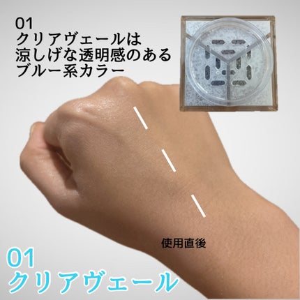 トリニタス グロウ パウダー/Visée/ルースパウダーを使ったクチコミ(3枚目)