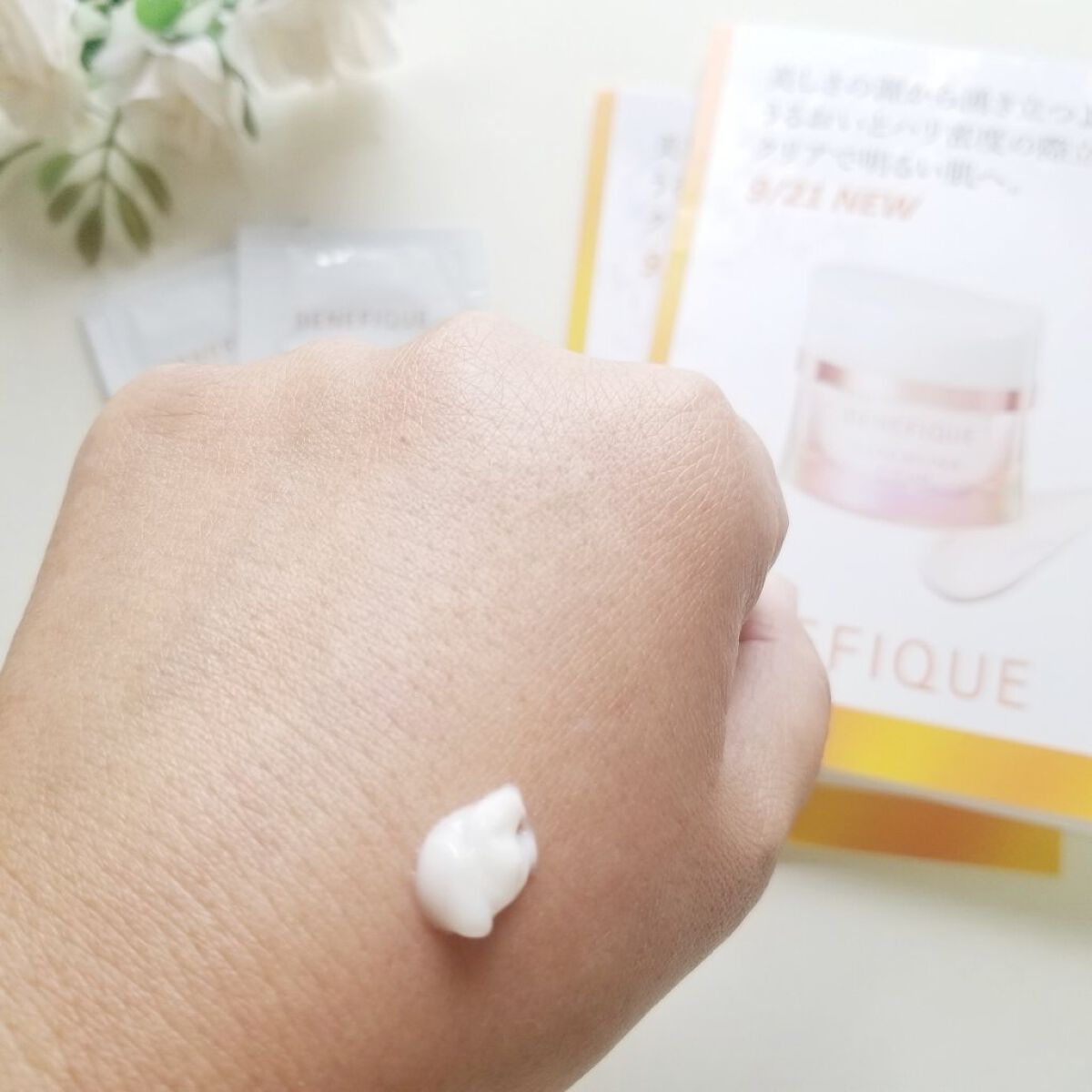 クリアバウンスクリーム /BENEFIQUE/フェイスクリームを使ったクチコミ(4枚目)