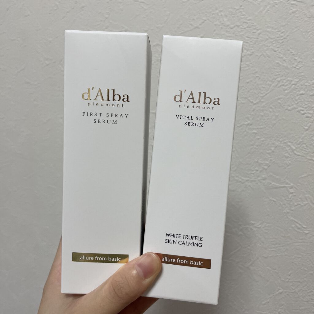 ダルバ ホワイトトリュフファーストスプレーセラム/ダルバ/ミスト状化粧水を使ったクチコミ（1枚目）