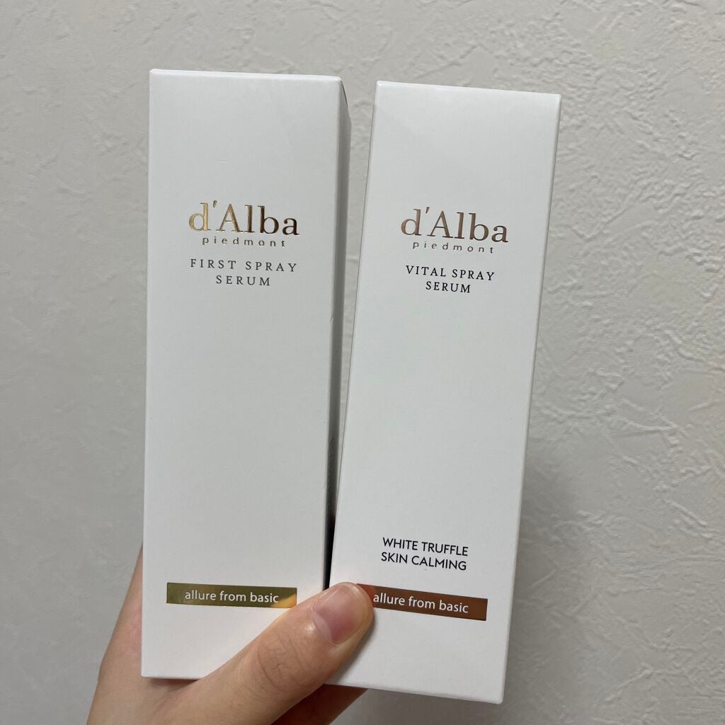 ダルバ ホワイトトリュフファーストスプレーセラム/ダルバ/ミスト状化粧水を使ったクチコミ(1枚目)