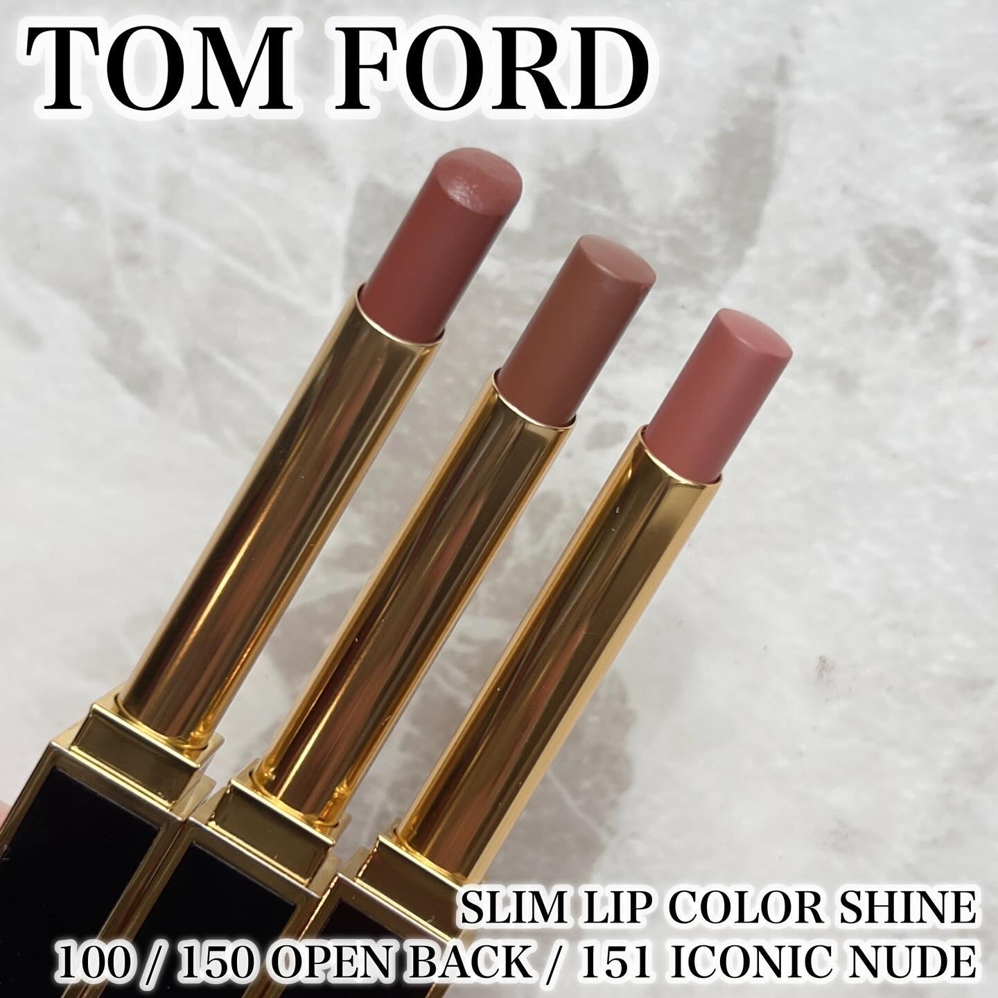 スリム リップ カラー シャイン 151 アイコニック ヌード/TOM FORD BEAUTY/口紅を使ったクチコミ（1枚目）