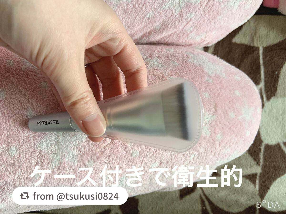 マルチファンデブラシ /ロージーローザ/メイクブラシを使ったクチコミ(3枚目)