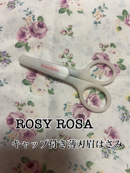 キャップ付き薄刃眉はさみ/ロージーローザ/その他化粧小物を使ったクチコミ(1枚目)