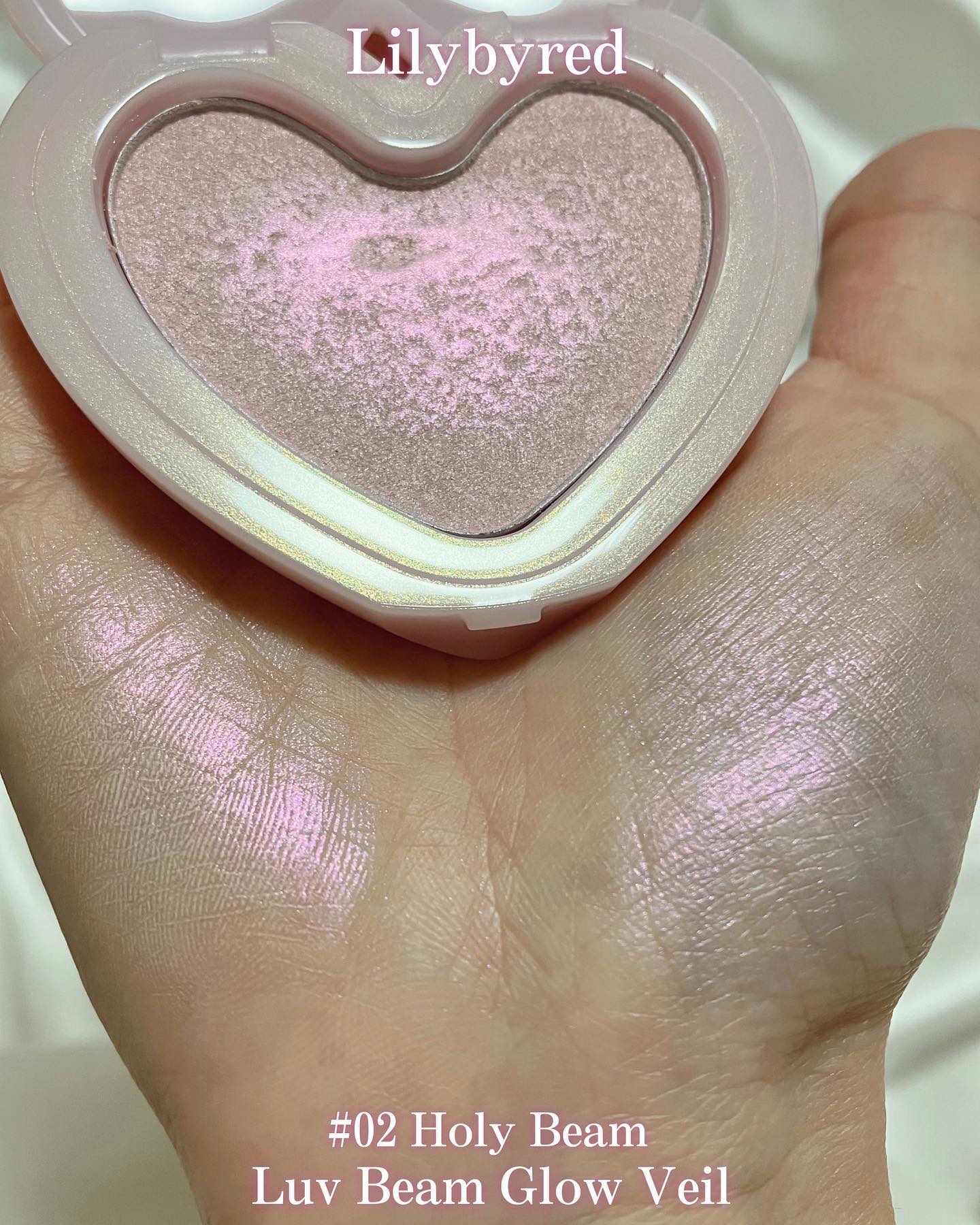 ラヴビーム グロウヴェール/lilybyred/パウダーハイライトを使ったクチコミ（3枚目）
