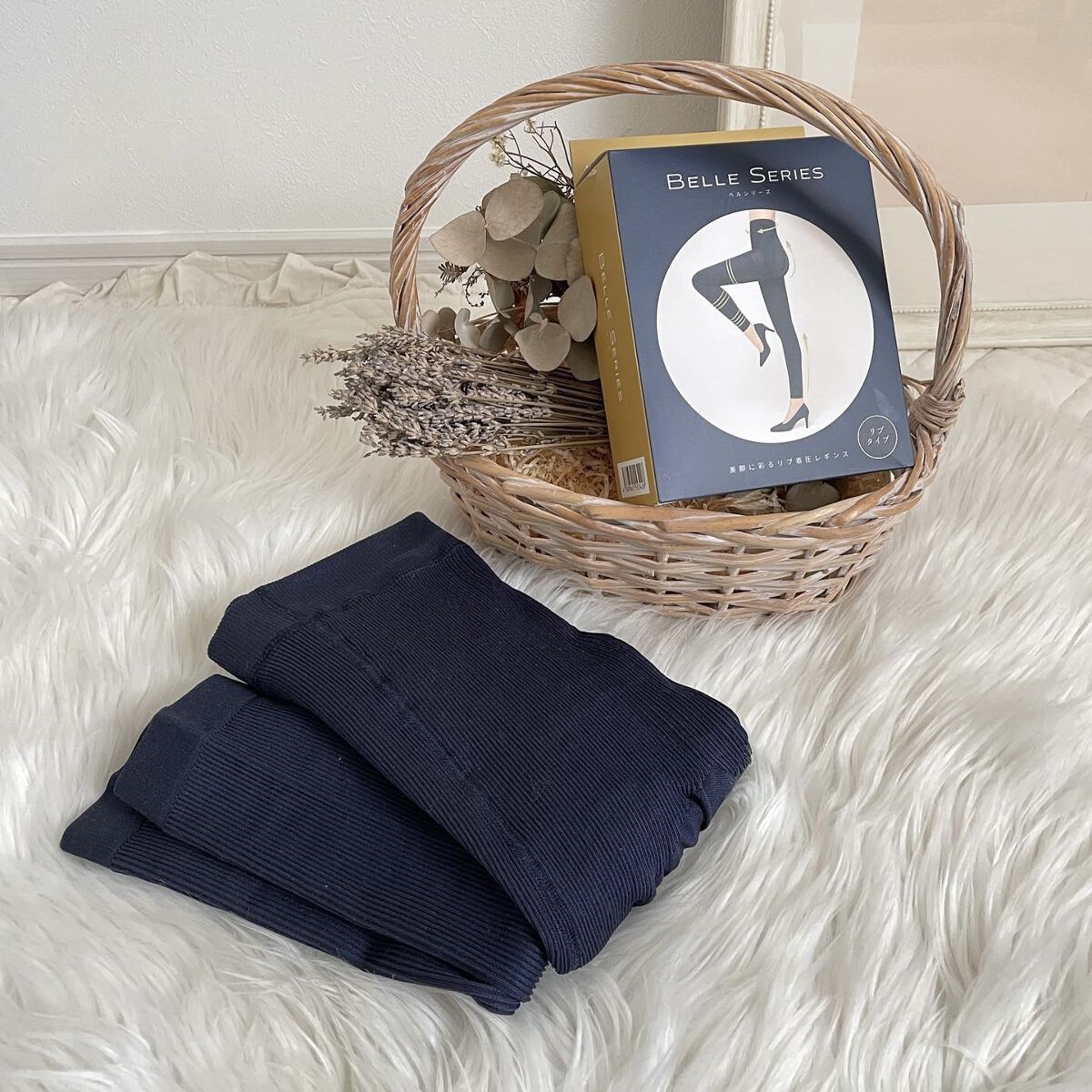 ベルシアーリブステッチ/BELLE SERIES/着圧ソックス・レギンスを使ったクチコミ（2枚目）