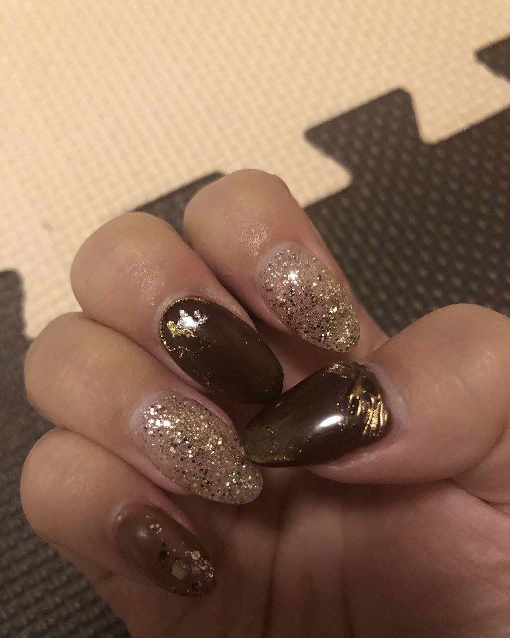 #セフルネイル,#ネイル,#ブラウンネイル,#秋ネイルのネイルデザイン