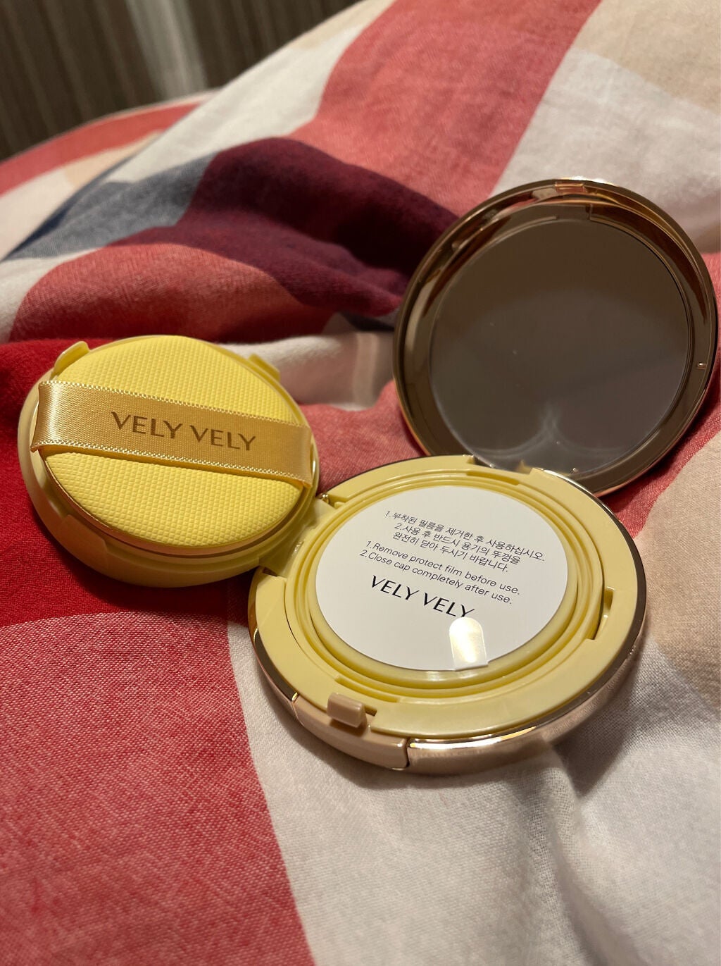 はちみつツヤ肌クッションファンデ/VELY VELY/クッションファンデーションを使ったクチコミ(2枚目)