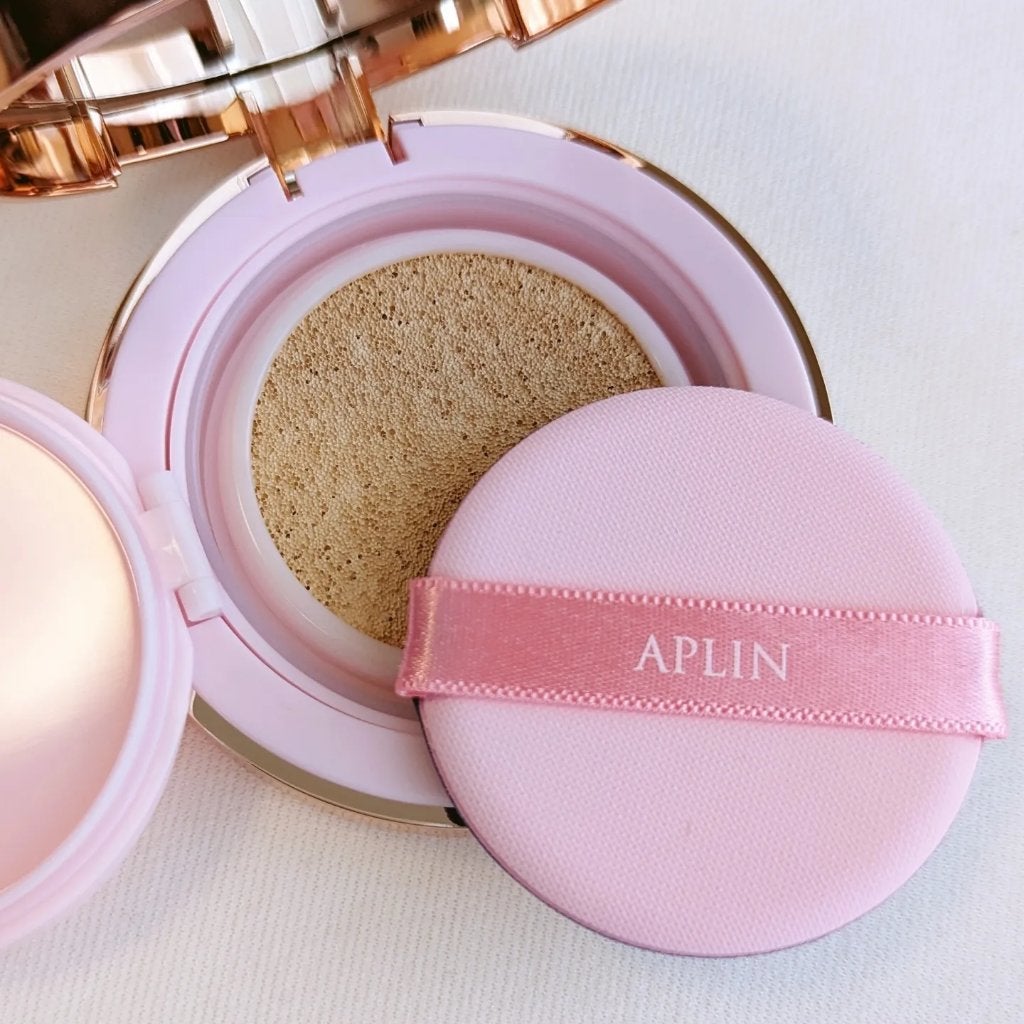 ピンクティーツリーカバーアップグロウクッション/APLIN/クッションファンデーションを使ったクチコミ(5枚目)