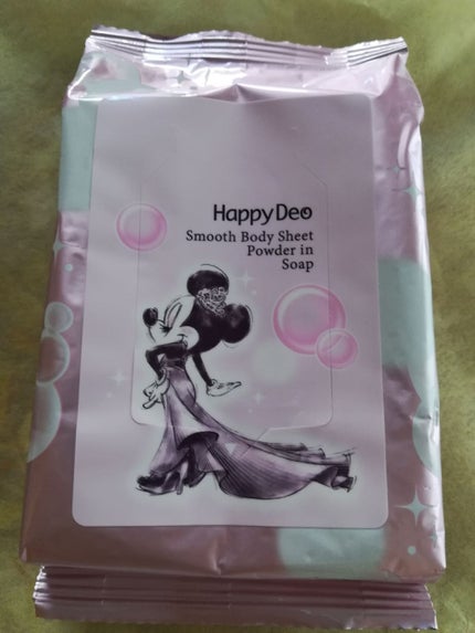 ハッピーデオ さらさらパウダーイン ボディシート せっけんの香り/マンダム/ボディシートを使ったクチコミ(2枚目)