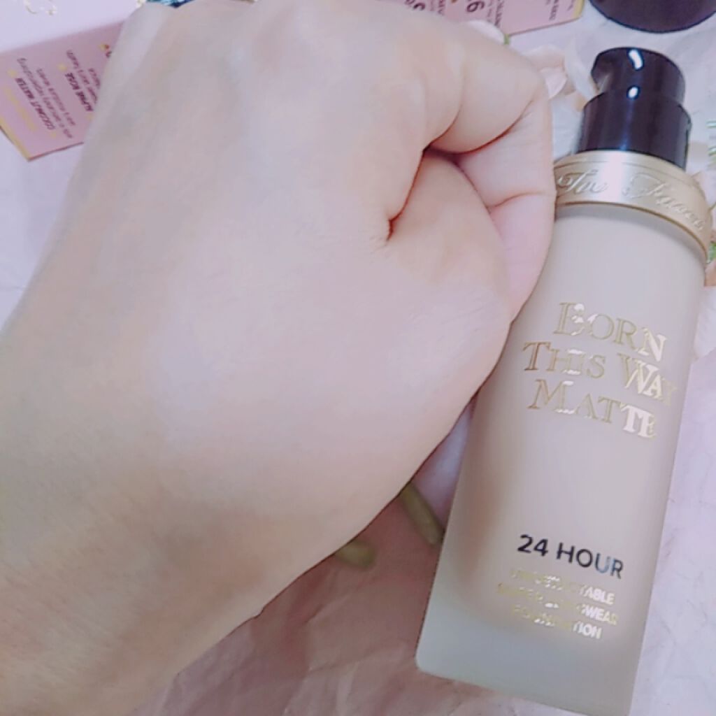 ボーン ディス ウェイ アンディテクタブル 24H マット ファンデーション/Too Faced/リキッドファンデーションを使ったクチコミ（1枚目）
