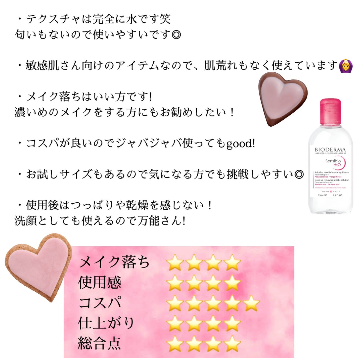 サンシビオ エイチツーオー D/ビオデルマ/クレンジングウォーターを使ったクチコミ(2枚目)