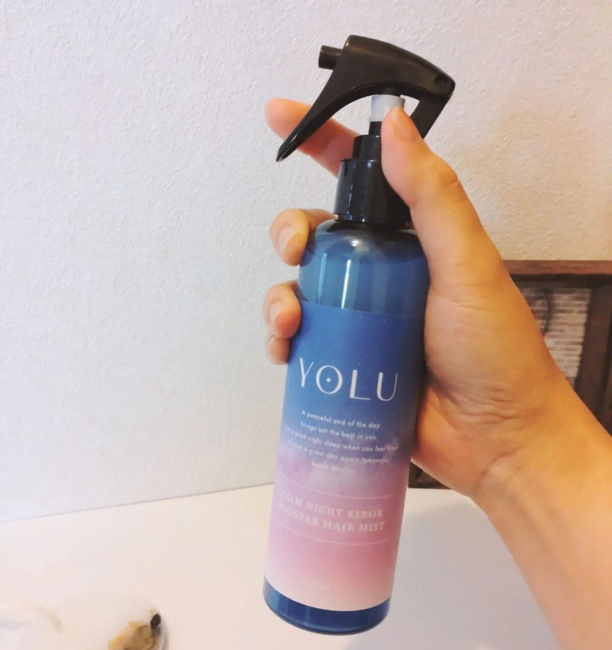 カームナイトリペアブースターヘアミスト/YOLU/プレスタイリング・寝ぐせ直しを使ったクチコミ(3枚目)