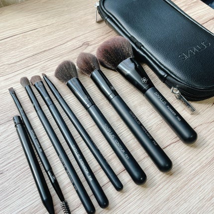 ブラックメイクブラシ8本セット-Dawnシリーズ/SIXPLUS/メイクブラシを使ったクチコミ(1枚目)