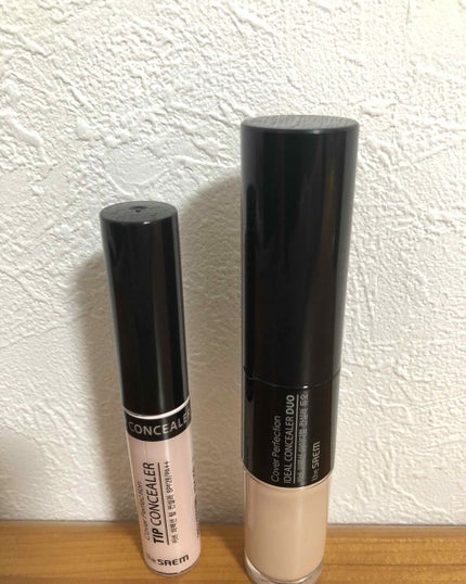 カバーパーフェクション アイディールコンシーラー デュオ/the SAEM/スティックコンシーラーを使ったクチコミ(1枚目)
