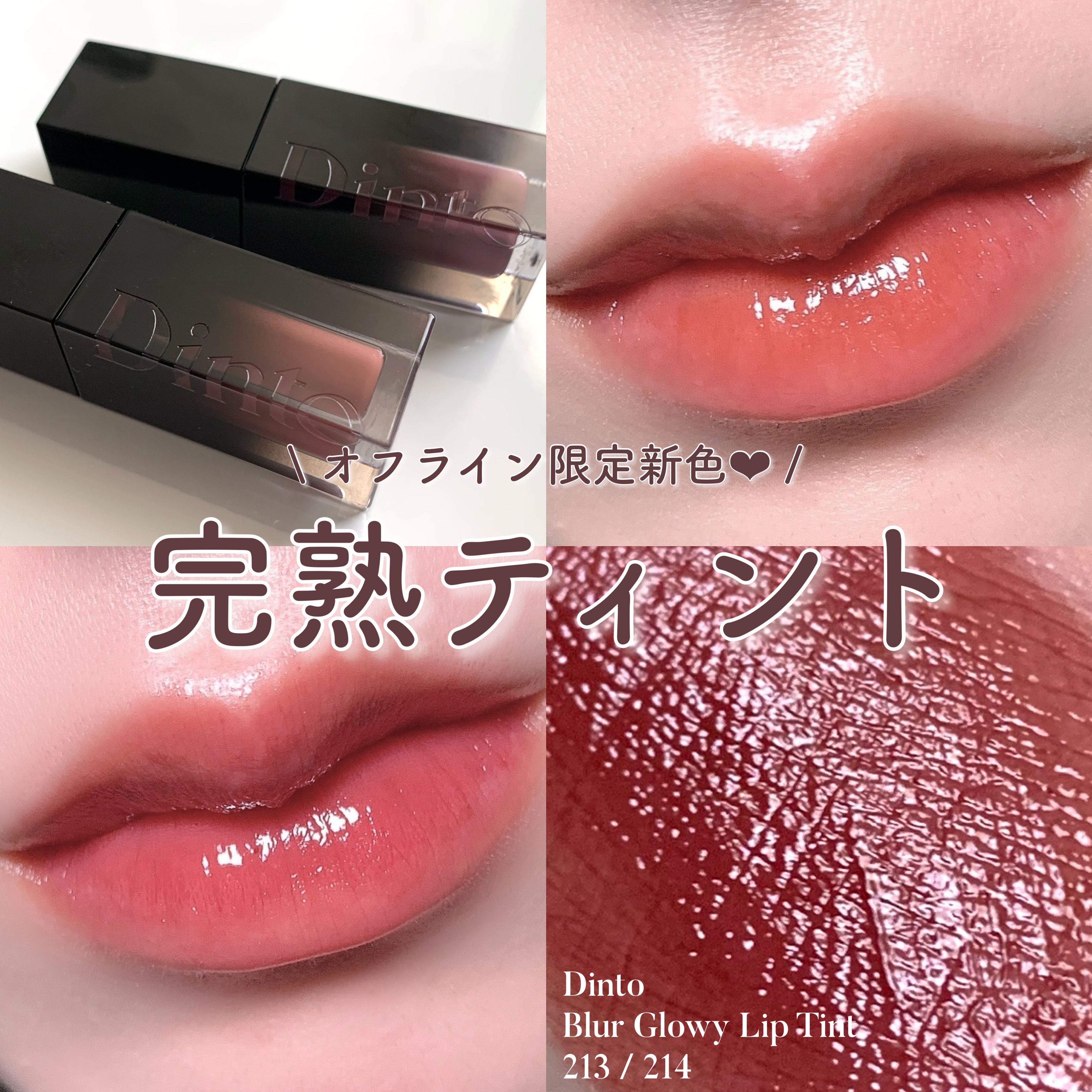 ティント 新色レビュー】ブラーグロイリップティント｜Dintoの口コミ - ブルベに