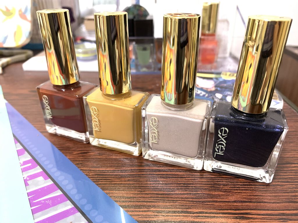 エクセル ネイルポリッシュ N NL25 スターリーナイト/excel/マニキュアを使ったクチコミ（2枚目）