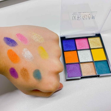 UR GLAM　BLOOMING EYE COLOR PALETTE/U R GLAM/アイシャドウパレットを使ったクチコミ（1枚目）