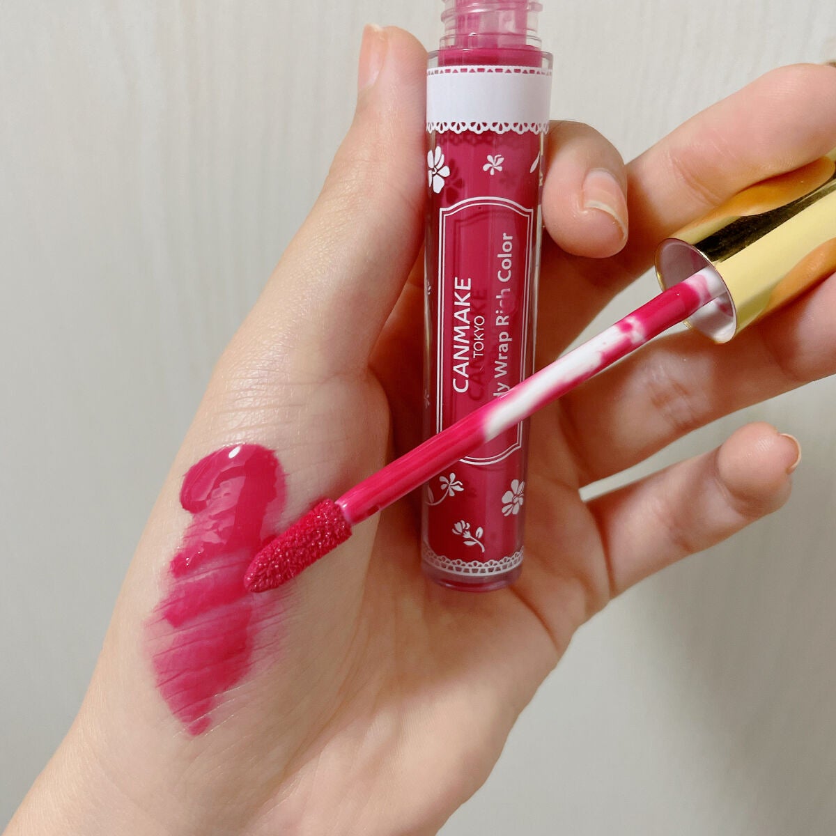 キャンディラップリッチカラー/キャンメイク/リップグロスを使ったクチコミ(3枚目)