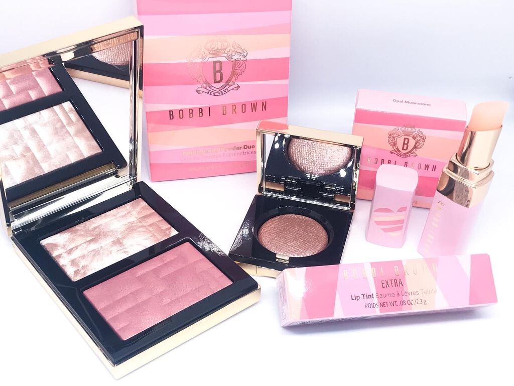 ハイライティング パウダー デュオ(LOVES RADIANCE COLLECTION) L02 ピンクグロウ/BOBBI BROWN/パウダーハイライトを使ったクチコミ（1枚目）