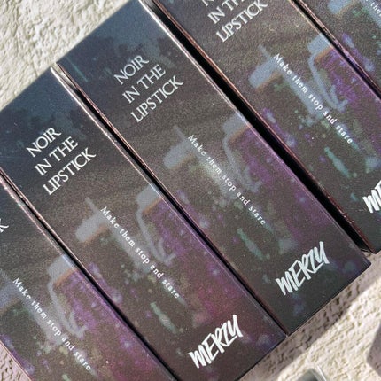 ノワール イン ザ リップスティック/MERZY/口紅を使ったクチコミ(2枚目)