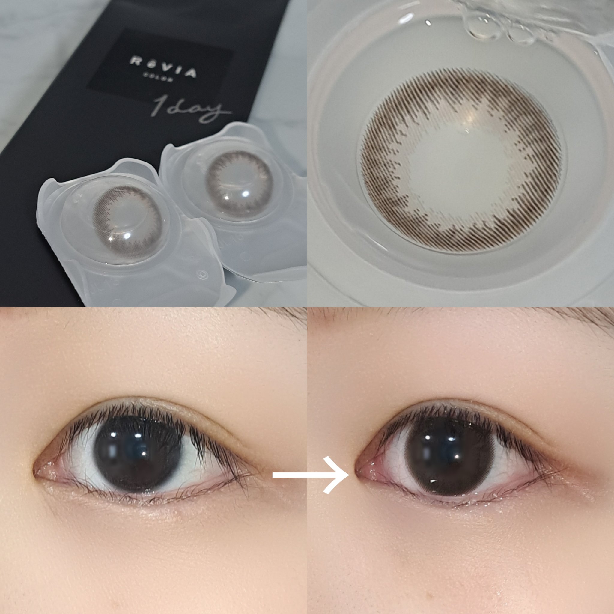 ReVIA 1day/ReVIA/ワンデー（１DAY）カラコンを使ったクチコミ（2枚目）
