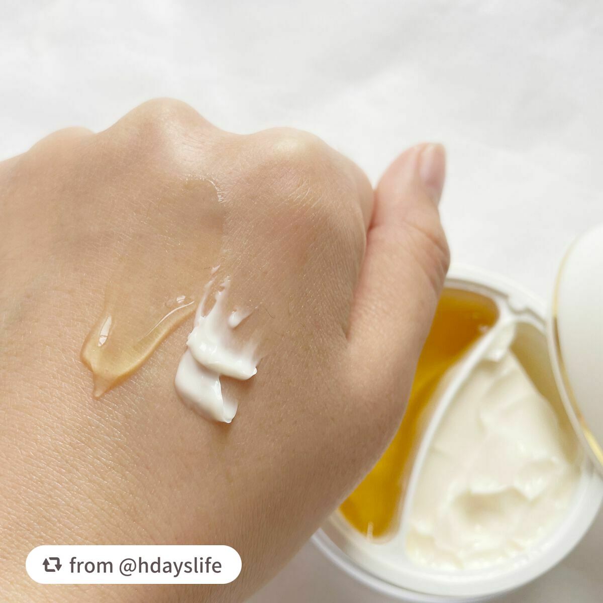 ホワイトトリュフダブルセラムアンドクリーム/ダルバ/フェイスクリームを使ったクチコミ(3枚目)