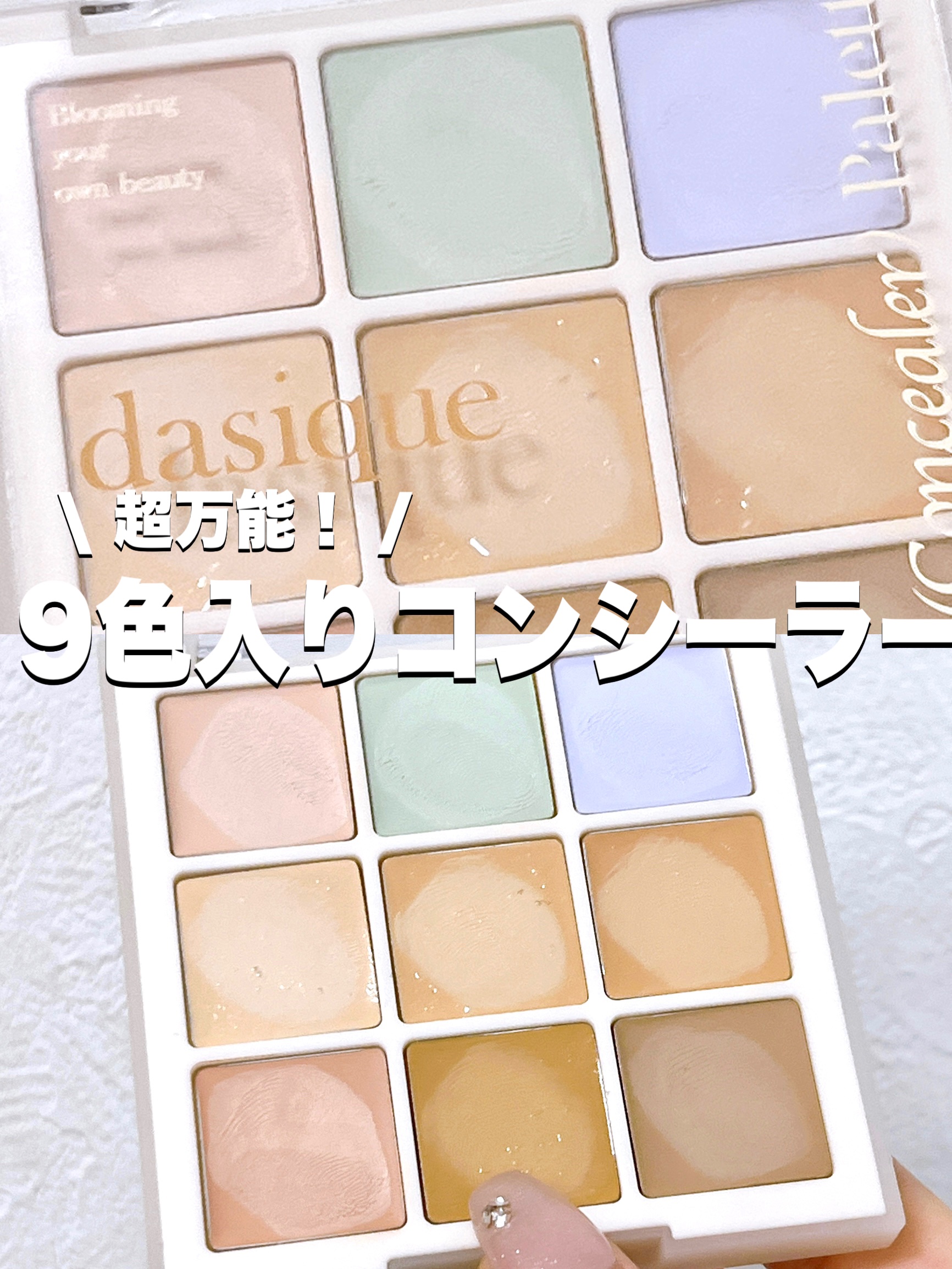 プロコンシーラーパレット/dasique/パレットコンシーラーを使ったクチコミ（1枚目）